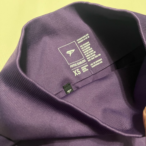 Physiq Purple Laser-Cut Leggings - Picture 4 of 4